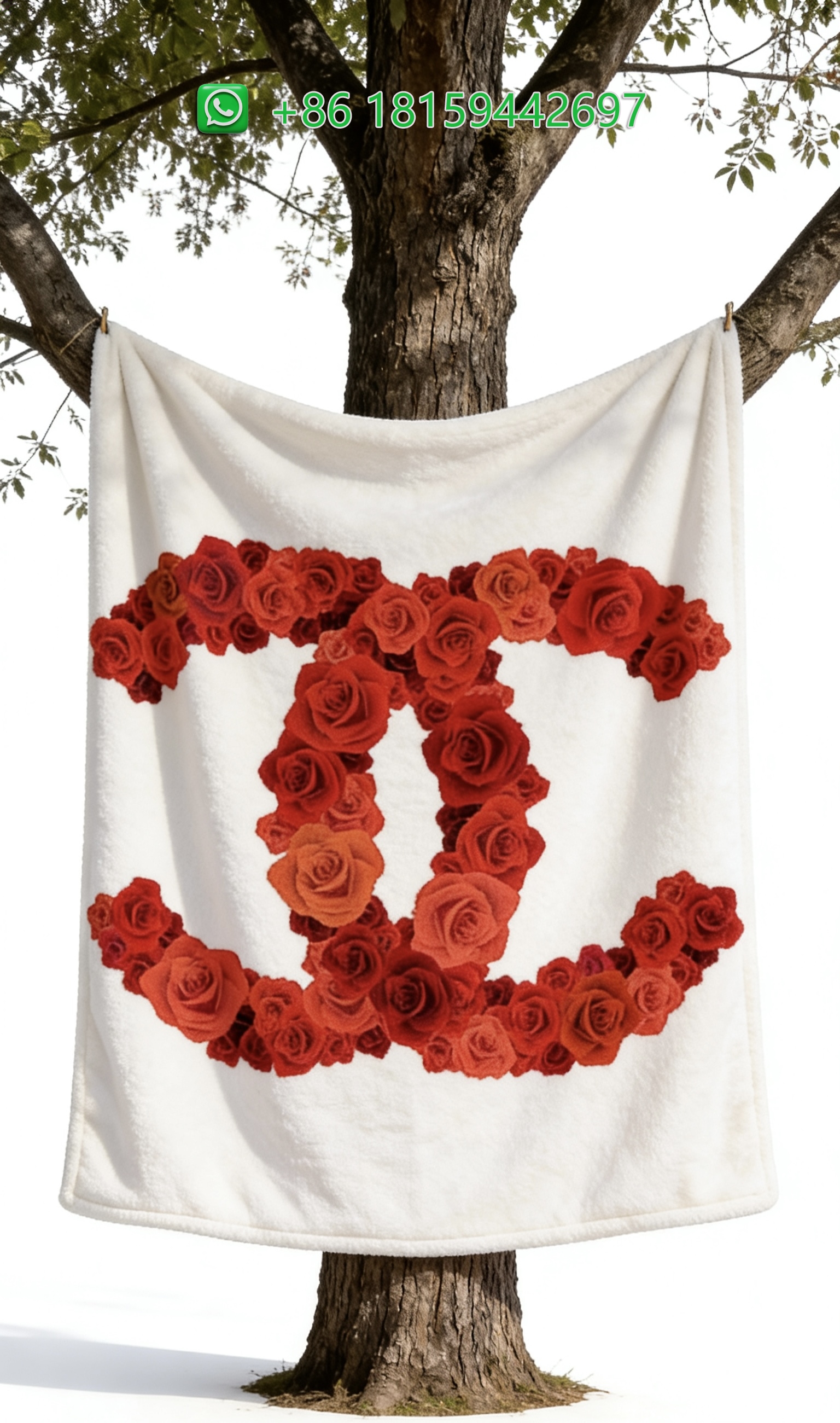 Chanel Throw Blankets